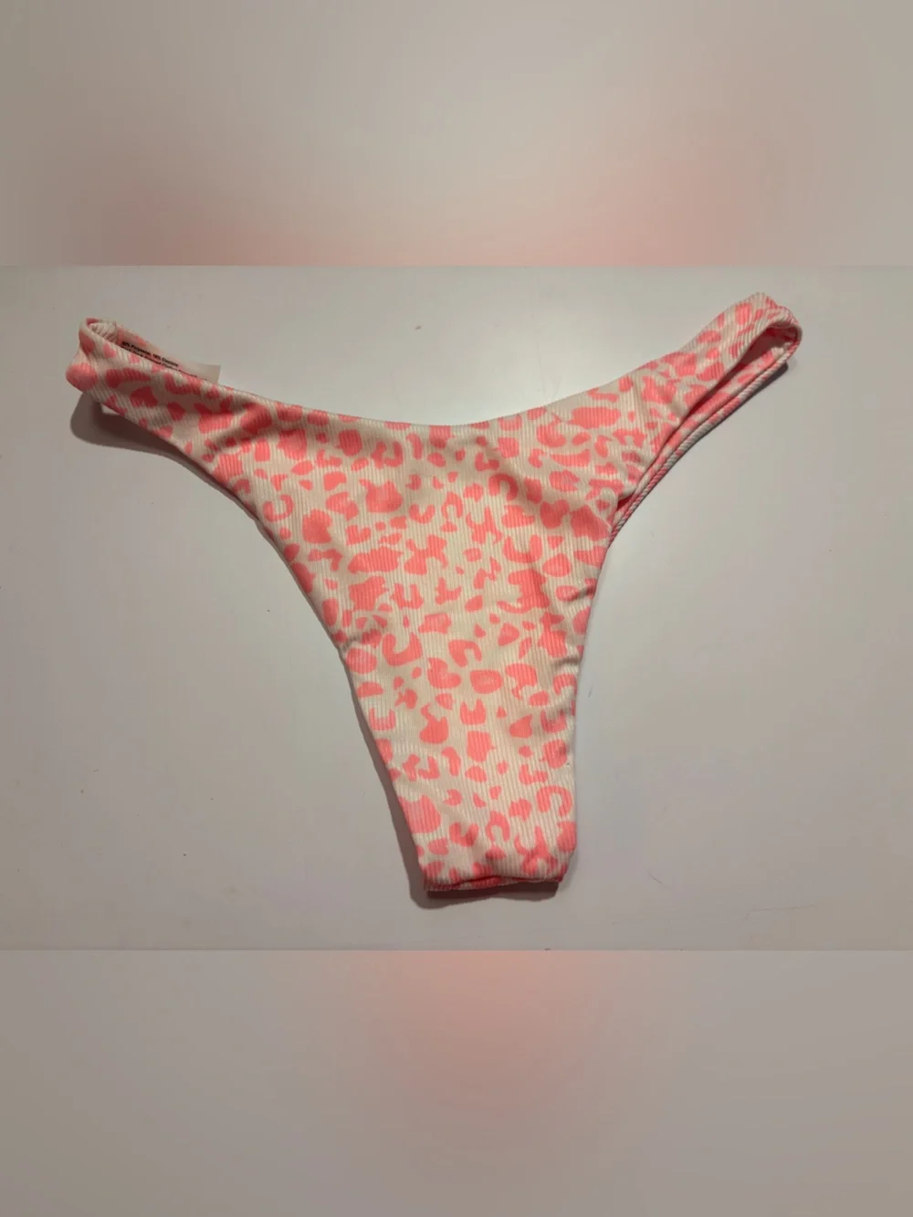 SHEIN Pink Leopard Print Bikini Bottoms